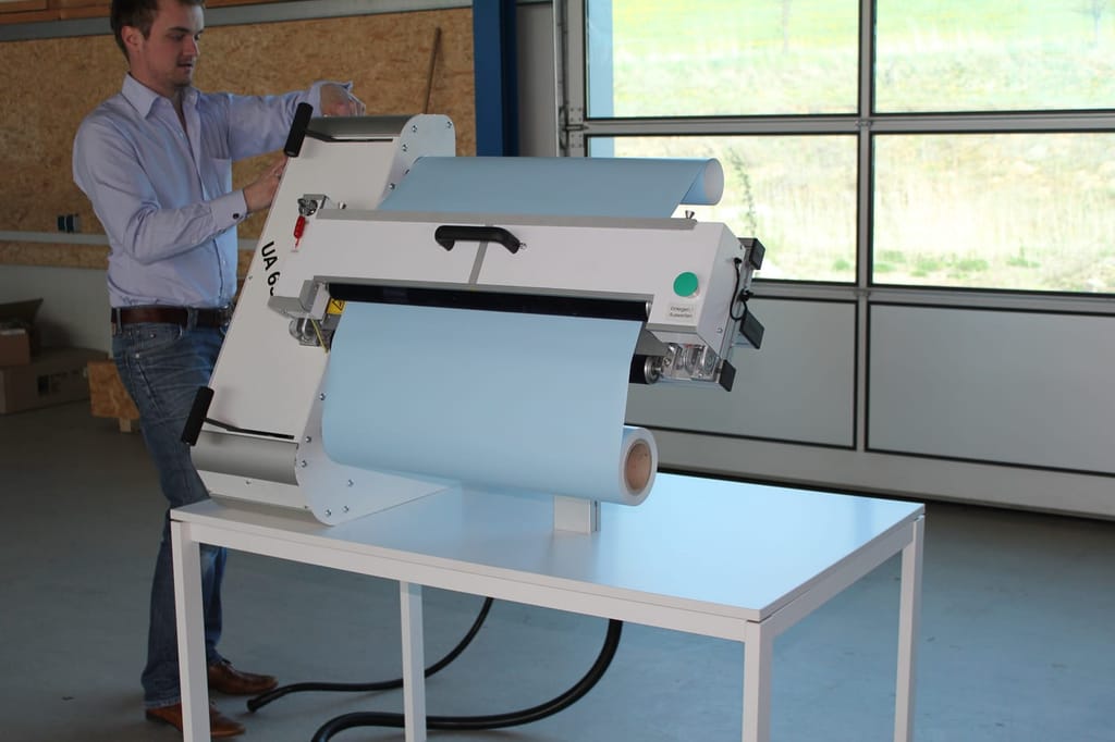 Fabian Franke with the UA 630 prototype