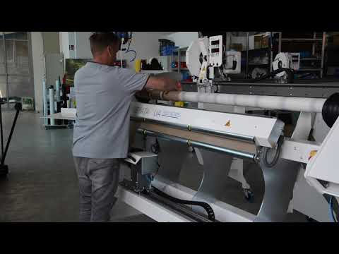 Rewinding, slitting and sheeting PTFE or Teflon Material on the NEPATA UA1650 ADWS