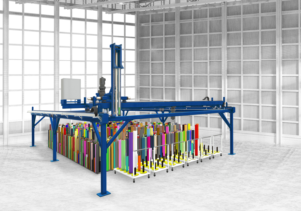 NOVEDAD: Logística de láminas sin esfuerzo con el sistema de almacenamiento de rodillos totalmente automático