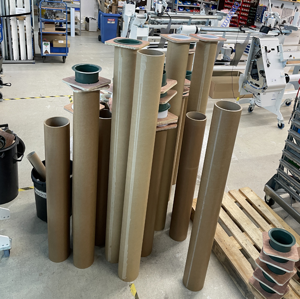 6-Zoll-Hülsen-in-Werkshalle